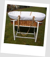 Wicker Deluxe Moses Basket